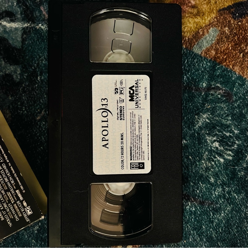 Apollo 13 Movie VHS - Picture 5 of 5